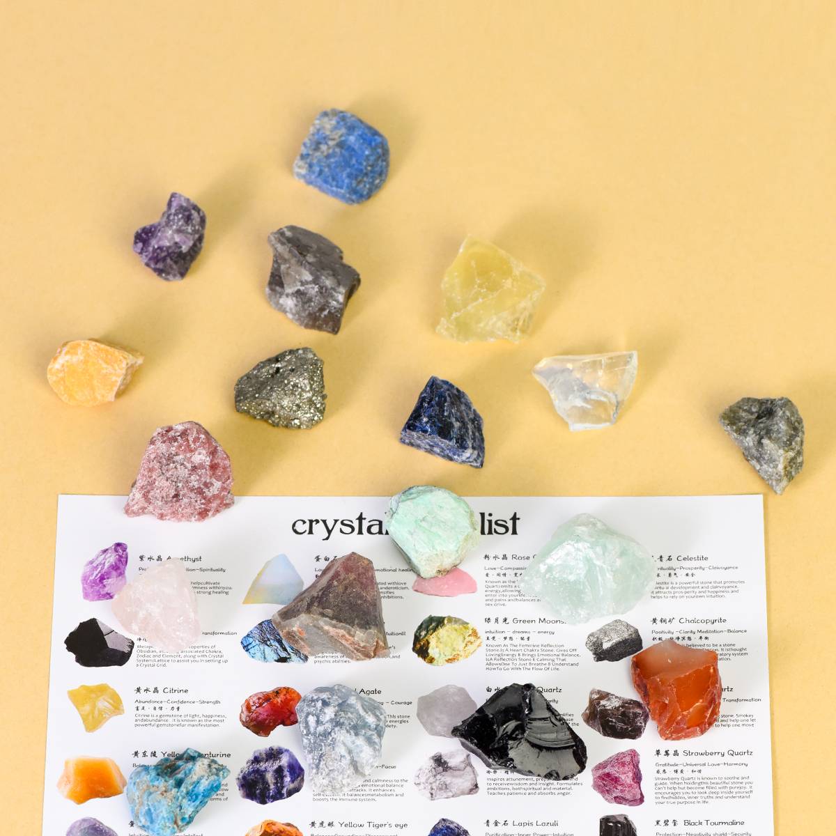 Bring Nature Home — 24-Day Natural Crystal Blind Box (Raw, Tumbled & Carved Specimens)